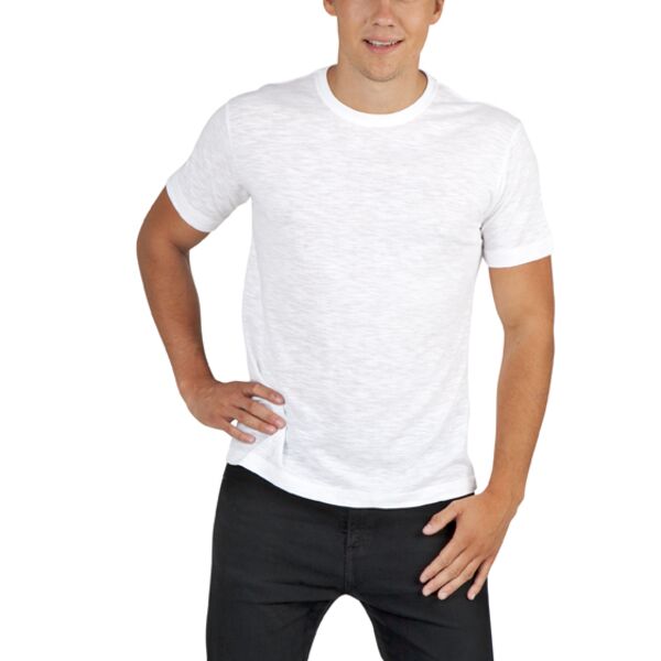 T917HB Men's Raw Cotton Wave T-Shirt Thumbnail